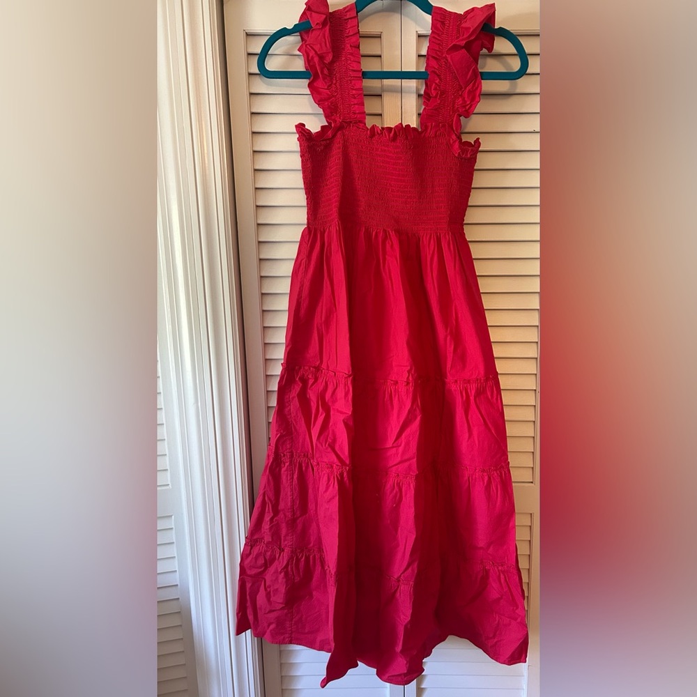 Hill House Vibrant Red Ellie Nap Dress